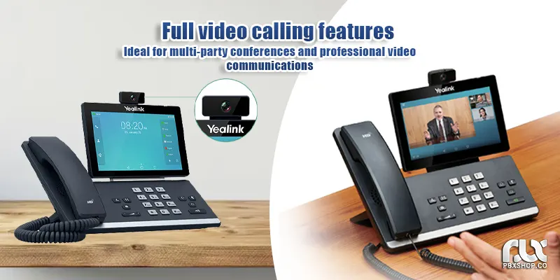 برقراری کنفرانس های تصویری در تلفن های یالینک سری T5