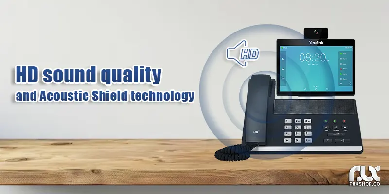 کیفیت صدای HD در تلفن های یالینک سری T5