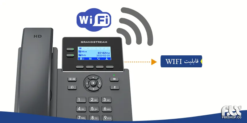 تلفن ویپ گرنداستریم GRP2602W با قابلیت WiFi