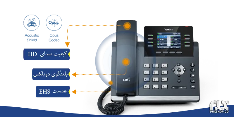 تلفن ویپ یالینک T44W