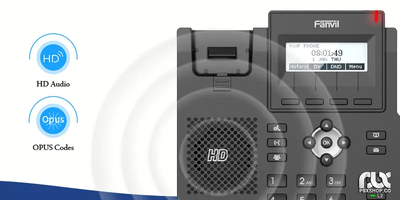 صدای HD تلفن ویپ فنویل X1SP