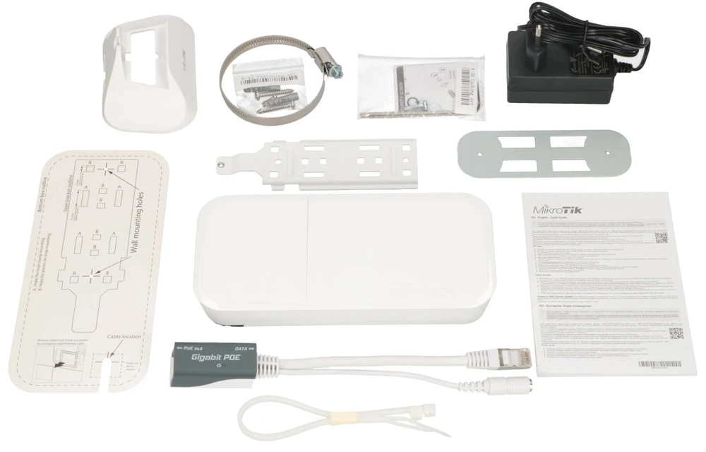 محتویات بسته اکسس پوینت میکروتیک wAP ac LTE kit (2024)