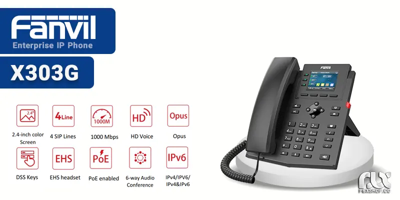 تلفن ویپ فنویل X303G