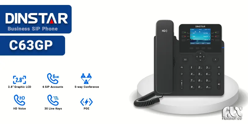 تلفن ویپ دینستار C63GP