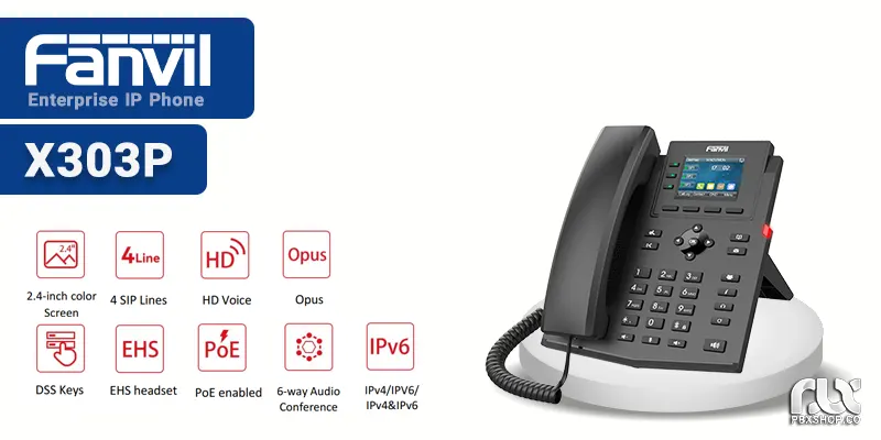 تلفن ویپ فنویل X303P