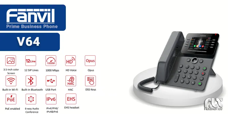 تلفن ویپ فنویل V64