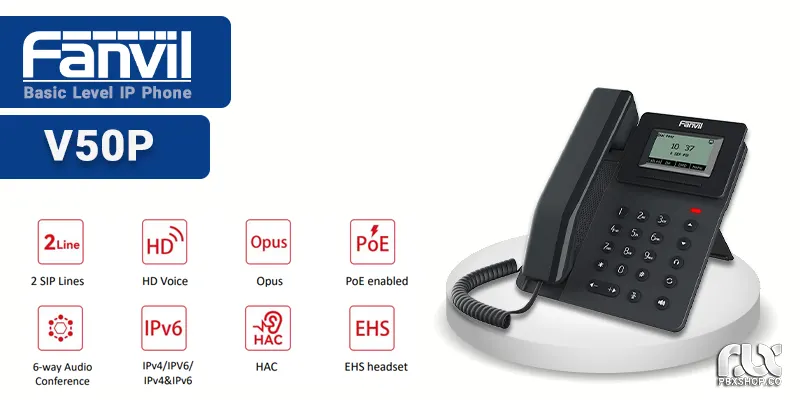 تلفن ویپ فنویل V50P