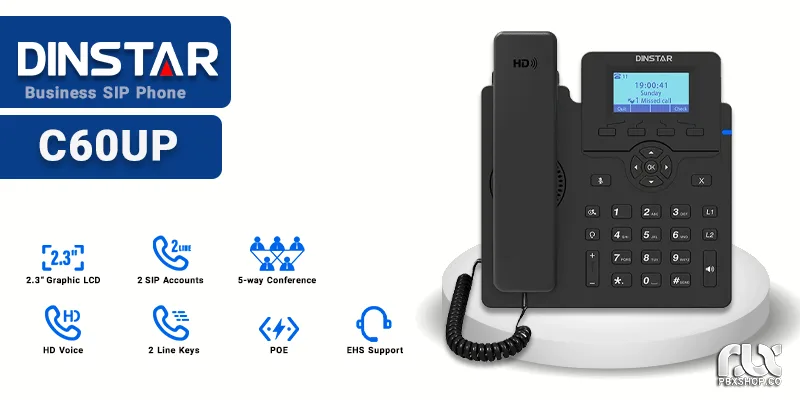 تلفن ویپ دینستار C60UP