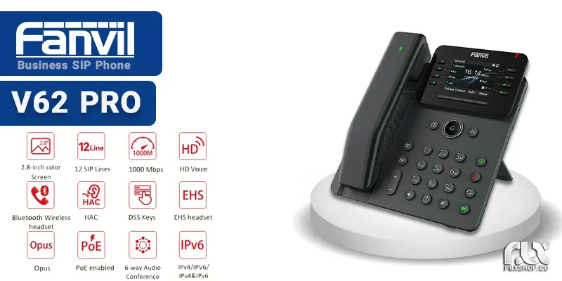 تلفن ویپ فنویل V62 PRO 