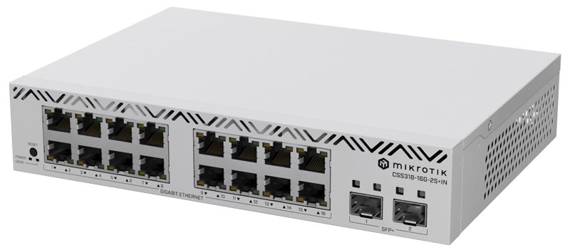سوئیچ میکروتیک CSS318-16G-2S+IN