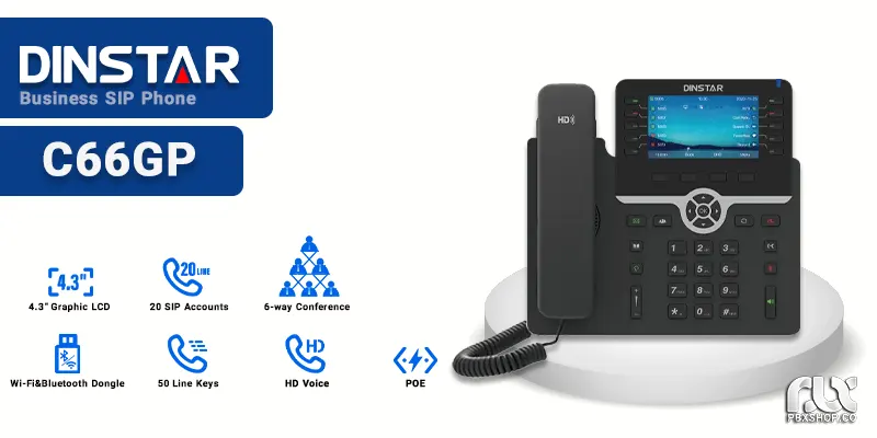 تلفن ویپ دینستار C66GP