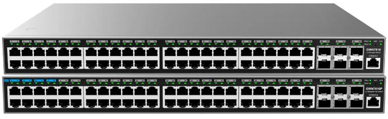 سوئیچ شبکه گرنداستریم GWN7816P