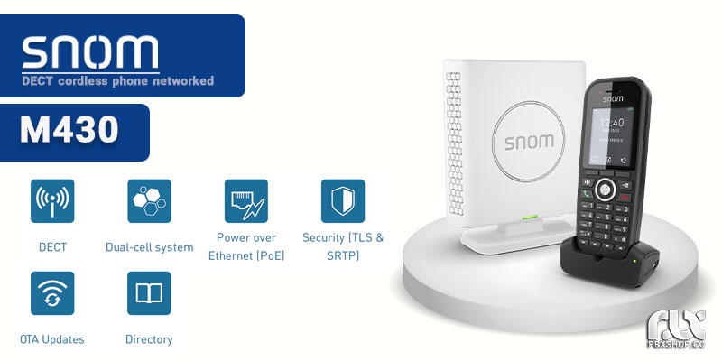 تلفن بیسیم دکت اسنوم M430