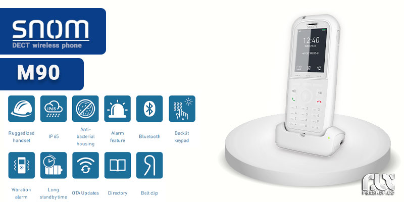 تلفن بیسیم دکت اسنوم M90