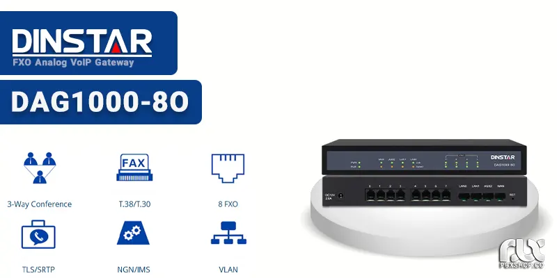گیت وی آنالوگ دینستار DAG1000-8O