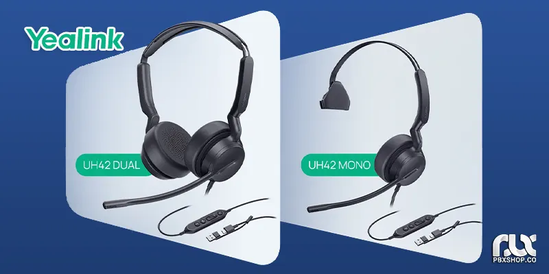 هدست UH42 با دو طراحی تک گوش و دو گوش