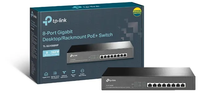 سوئیچ تی پی لینک TL-SG1008MP