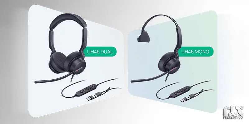 هدست تک گوش و دو گوش یالینک UH46