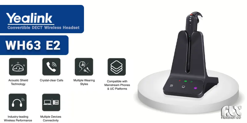 هدست وایرلس دکت یالینک WH63 E2