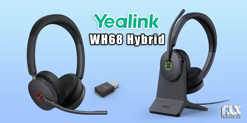 طراحی و ویژگی های ظاهری هدست وایرلس یالینک WH68 Hybrid