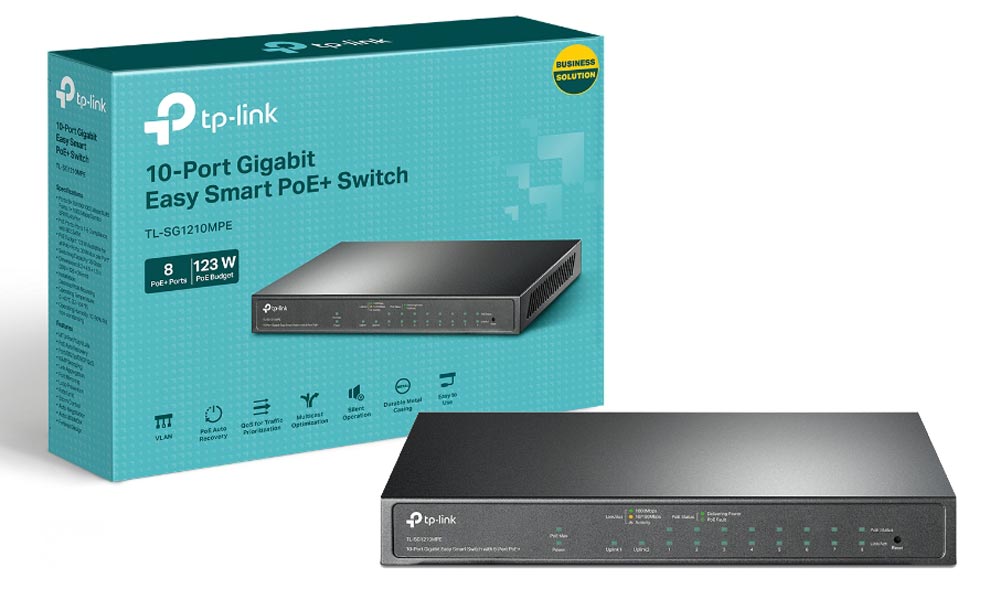 سوئیچ تی پی لینک TL-SG1210MPE