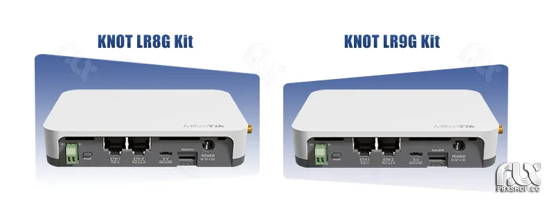 مقایسه گیت وی میکروتیک KNOT LR9G Kit با مدل KNOT LR8G Kit
