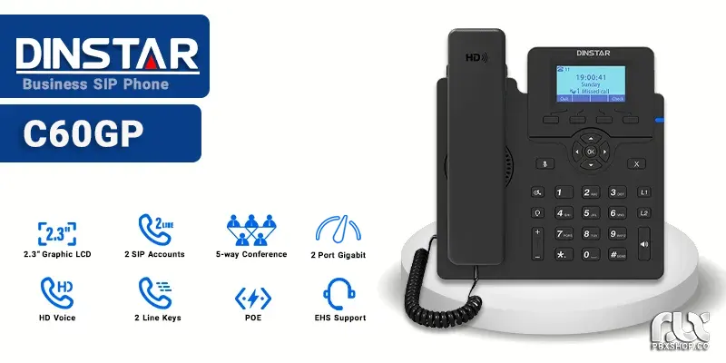 تلفن ویپ دینستار C60GP