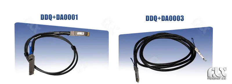 مقایسه کابل مستقیم اتصال میکروتیک DDQ+DA0003 با مدل DDQ+DA0001