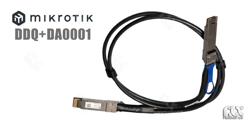 کابل میکروتیک DDQ+DA0001 / کابل اتصال مستقیم (400G DAC)